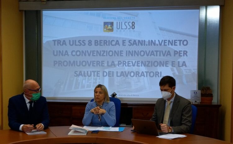  Firmata una convenzione innovativa tra ULSS 8 Berica e Sani.In.Veneto 